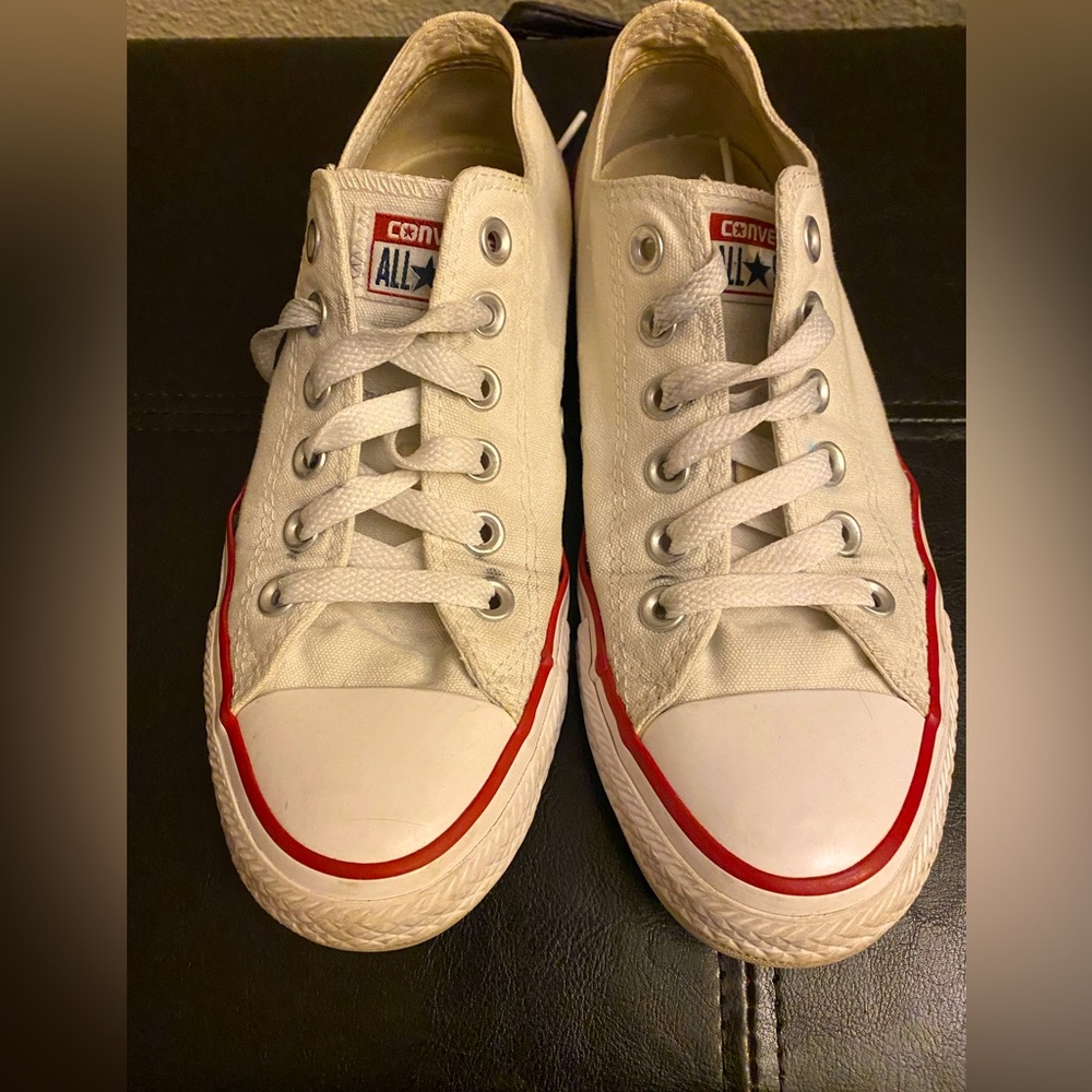 All white converse
